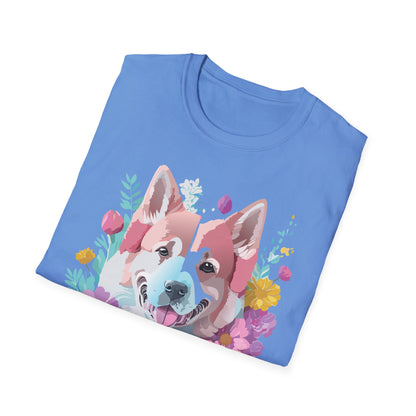 Dog Shirt Unisex Tee Softstyle Cotton Comfort for Animal Lovers