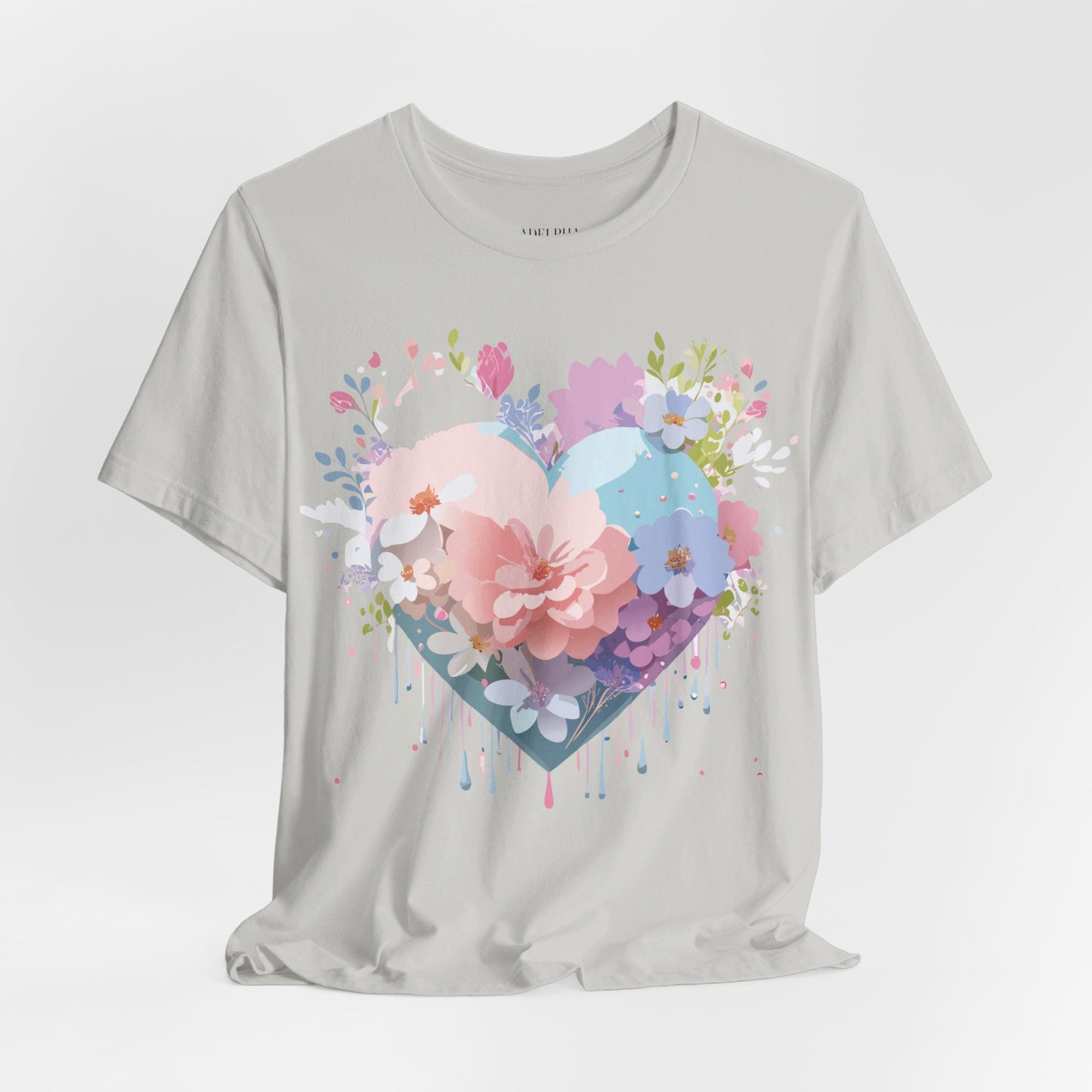 Natural Cotton Tee Shirt - Love story Collection