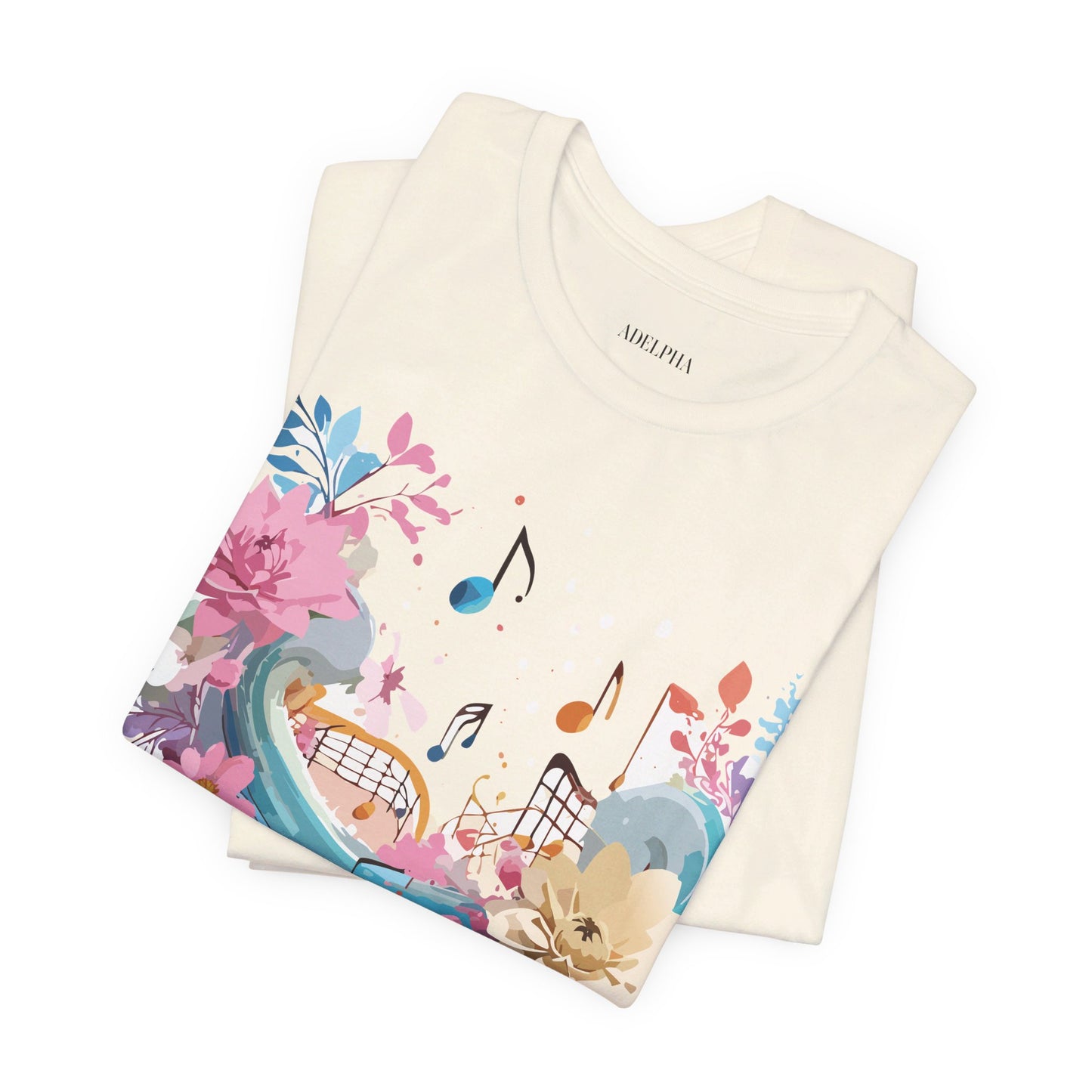 Natural Cotton Tee Shirt - Music collection