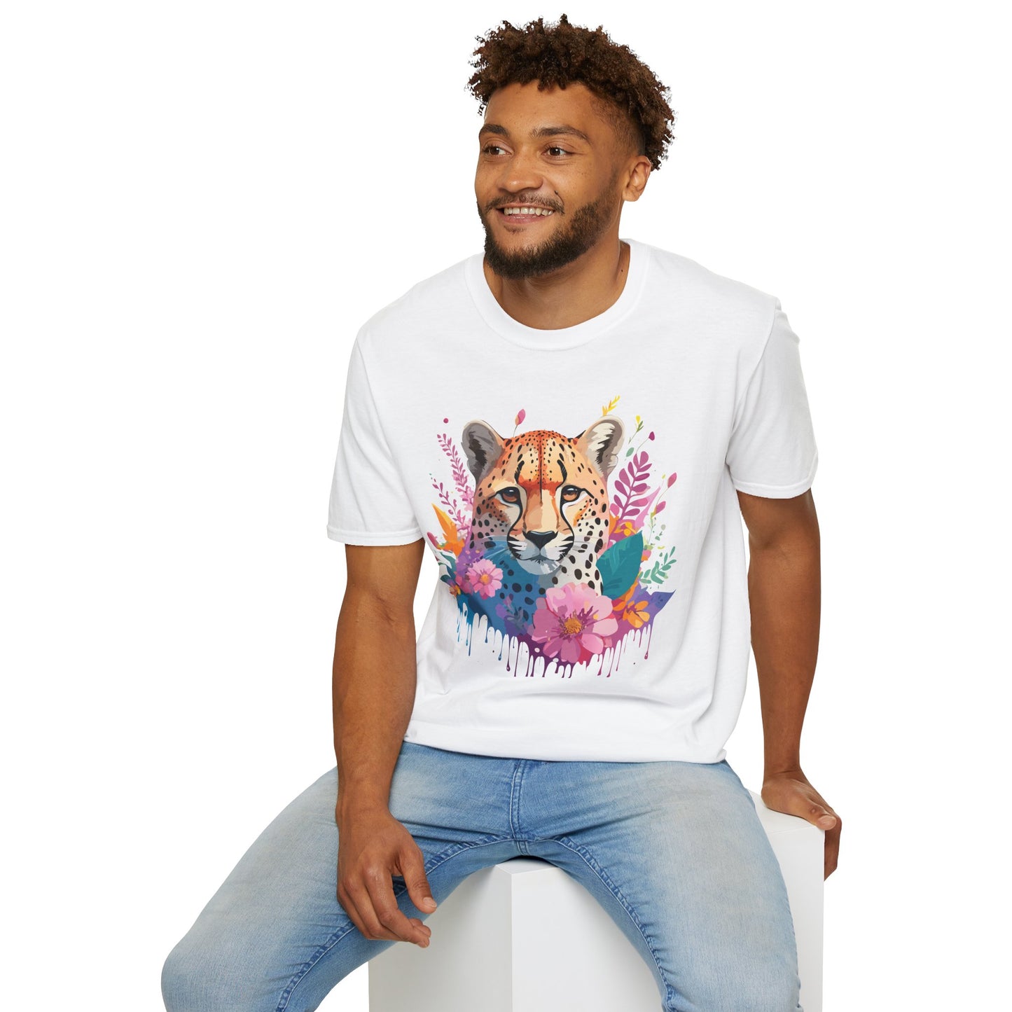 Cheetah Shirt, Shirt with Cheetah, Cheetah Tee, Shirt with Animals