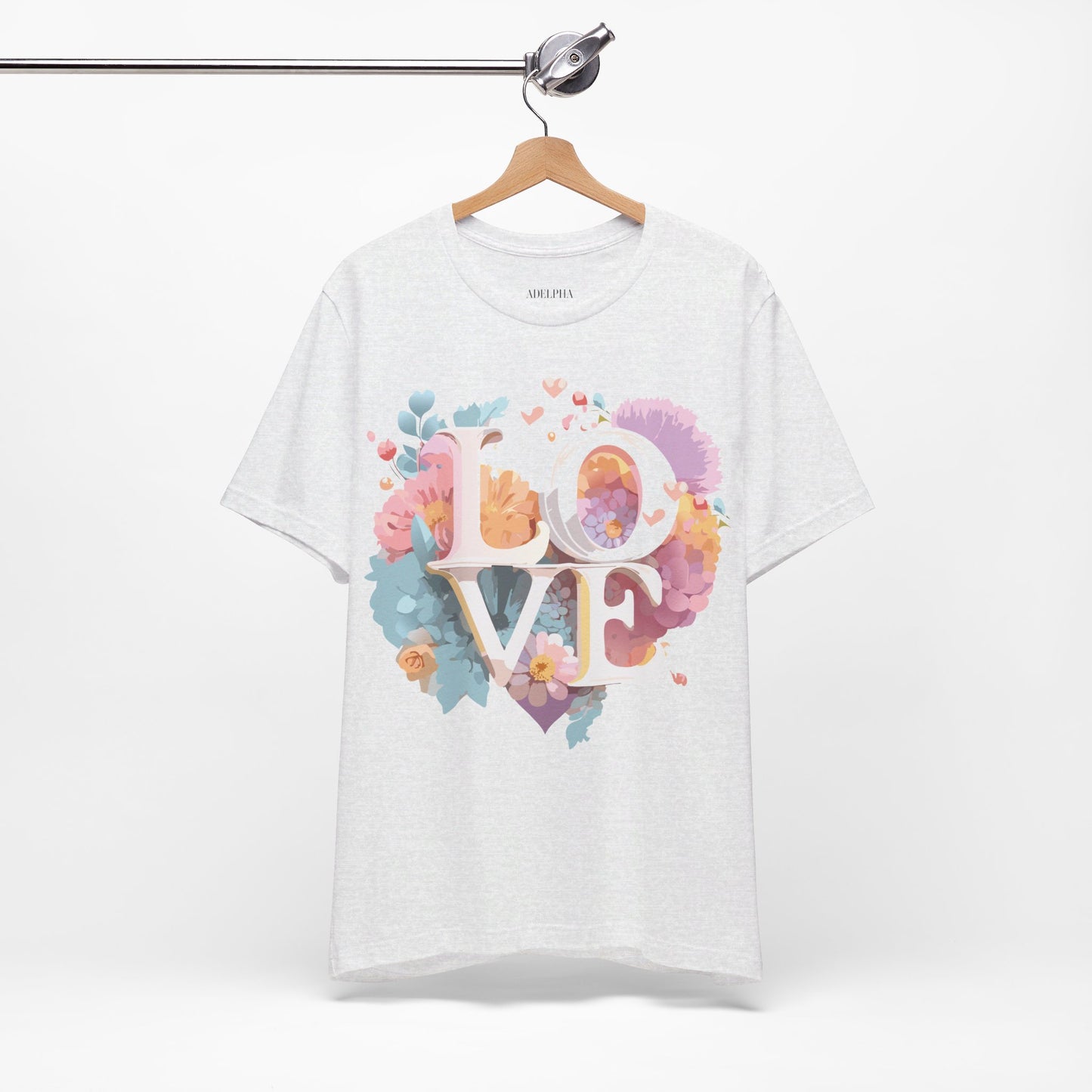 T-Shirt aus natürlicher Baumwolle – Love Story-Kollektion