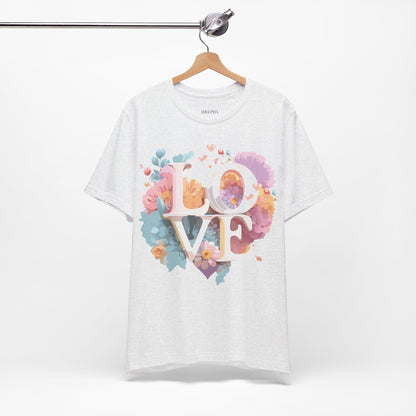 Natural Cotton Tee Shirt - Love story Collection Printify