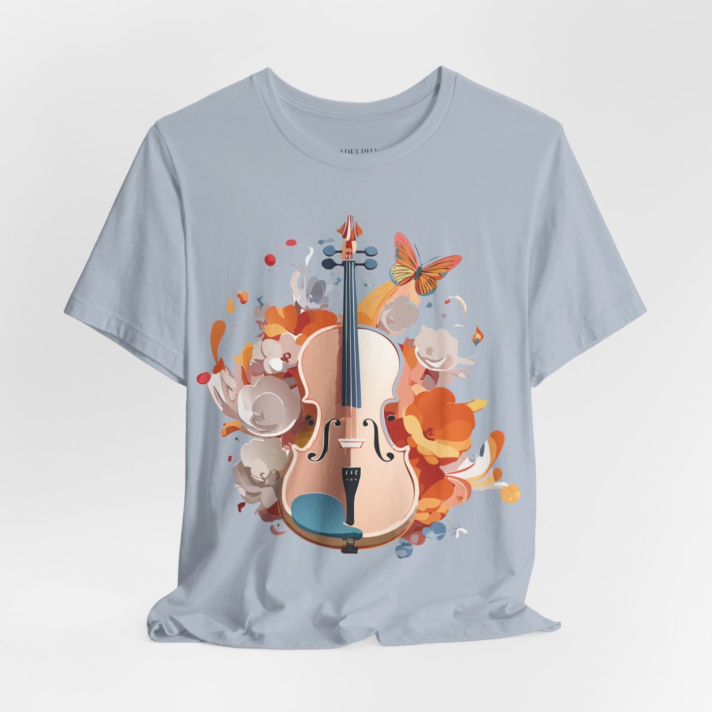 T-Shirt aus natürlicher Baumwolle – Musikkollektion