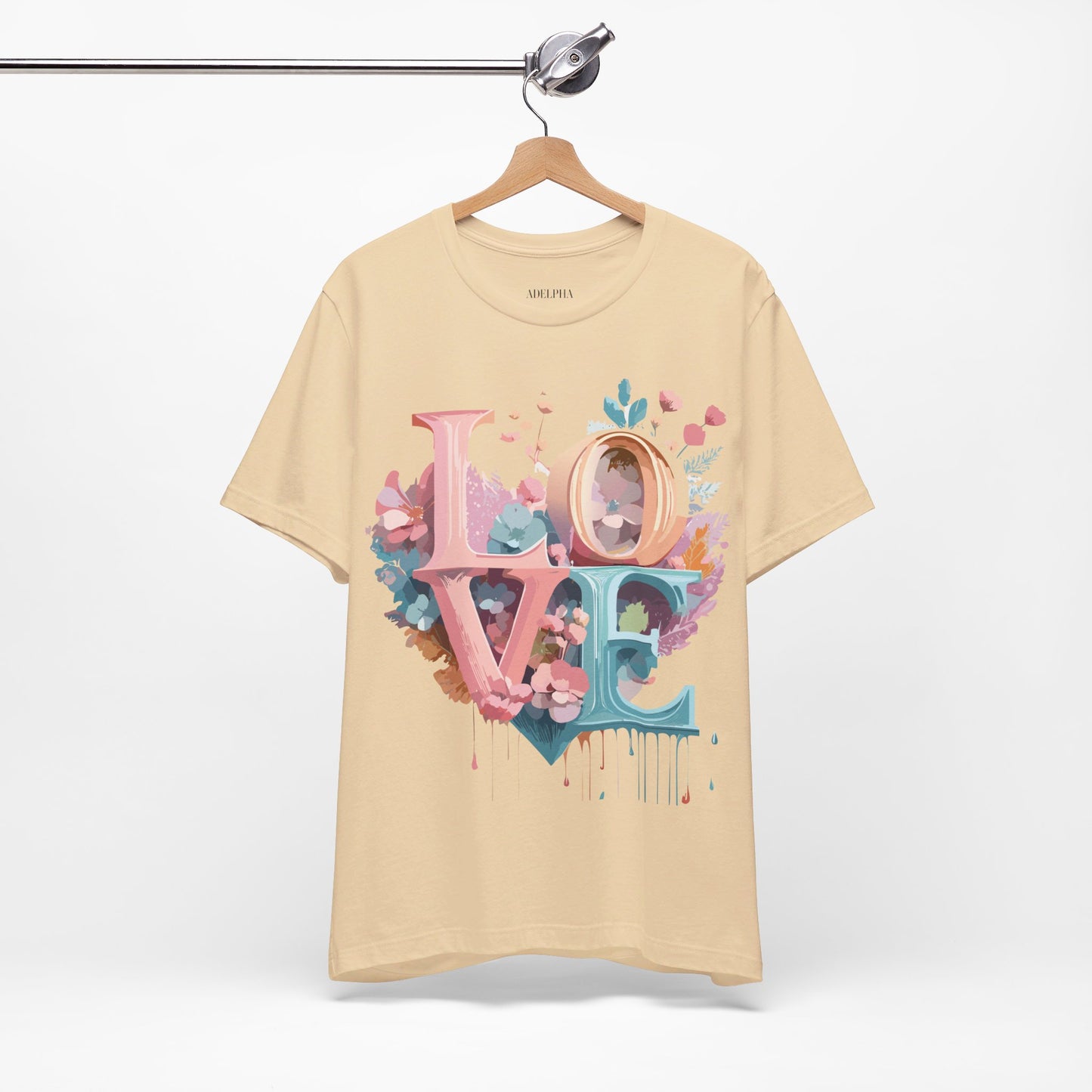 Natural Cotton Tee Shirt - Love story Collection