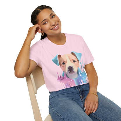 Dog Shirt Unisex Animal Tee Softstyle Gildan 64000 Cotton Tee