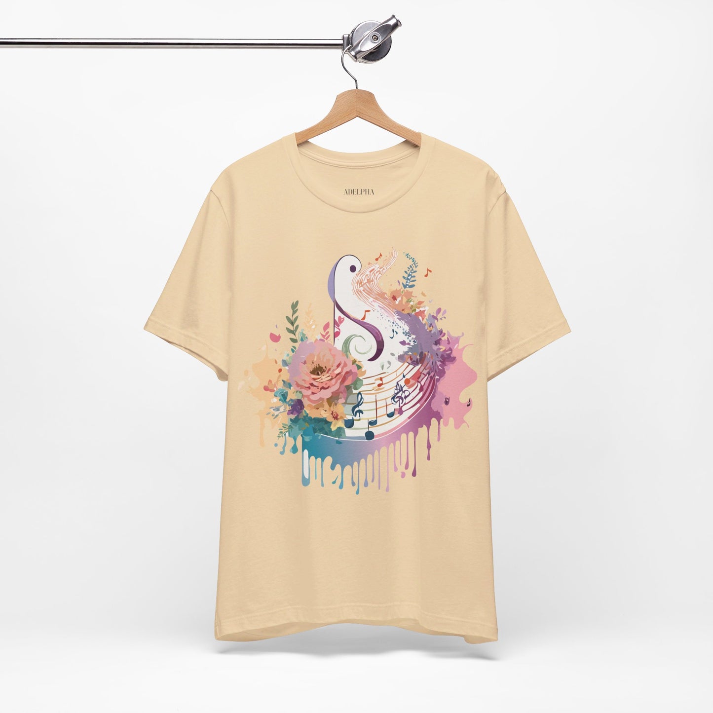 T-shirt en coton naturel - Collection Musique