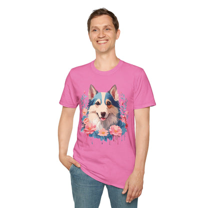 Dog Shirt Unisex Animal Tee Softstyle Cotton Lightweight Breathable