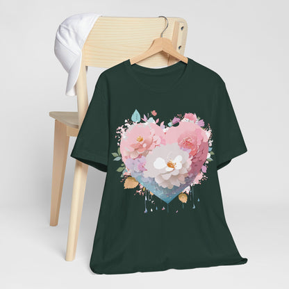 Natural Cotton Tee Shirt - Love Story Collection Printify