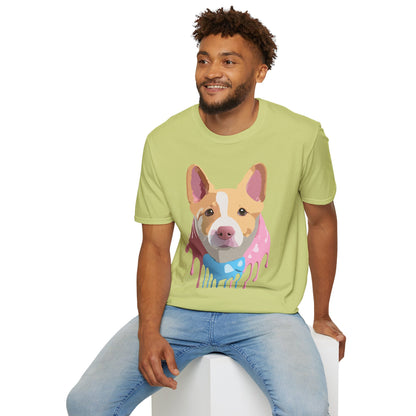 Dog Shirt Unisex Animal Print Tee Cotton T Shirt For Pet Lovers