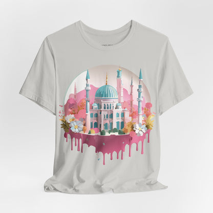 Natural Cotton Tee Shirt - Istanbul, Turkey Printify
