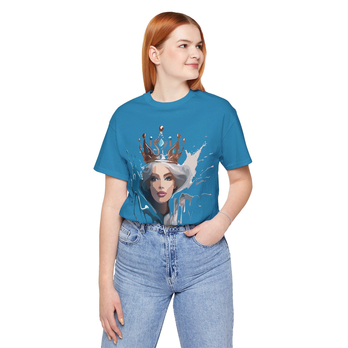 Natural Cotton Tee Shirt - Queen Collection