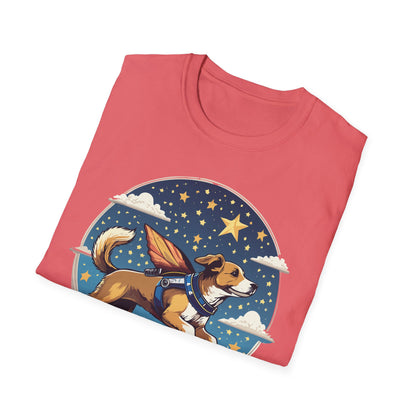 Dog Shirt Unisex Animal Print Tee Hundred Percent Cotton Softstyle Gildan 64000