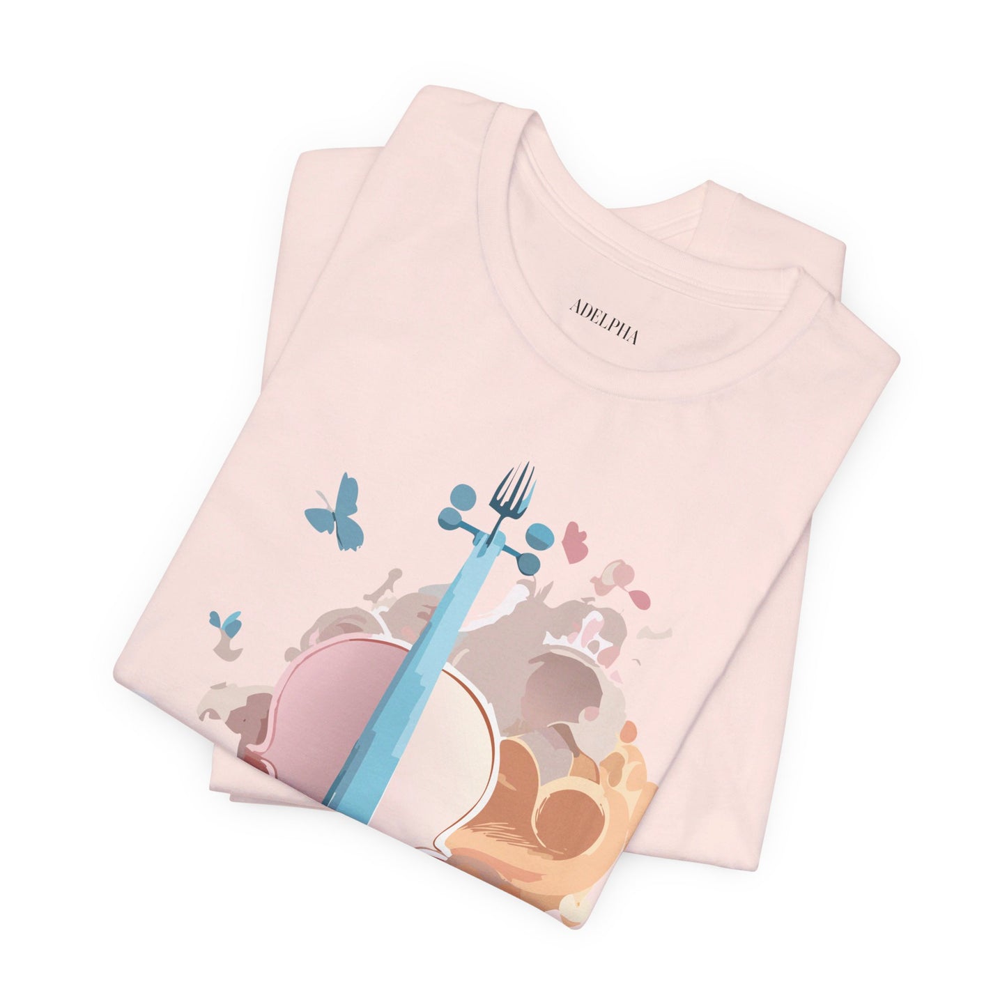 Natural Cotton Tee Shirt - Music collection