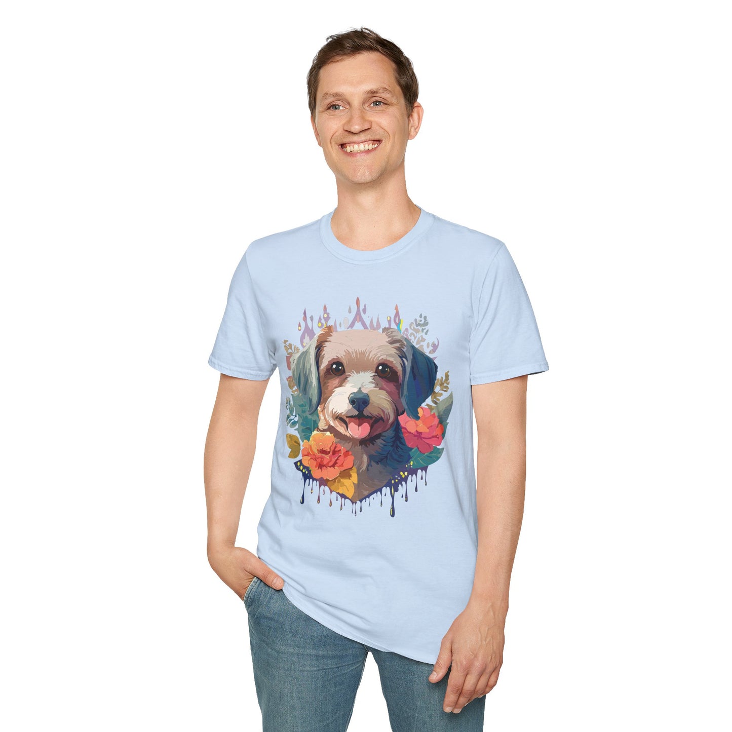 Dog Shirt, Shirt with Dog, Animal Tee, Shirt with Animals