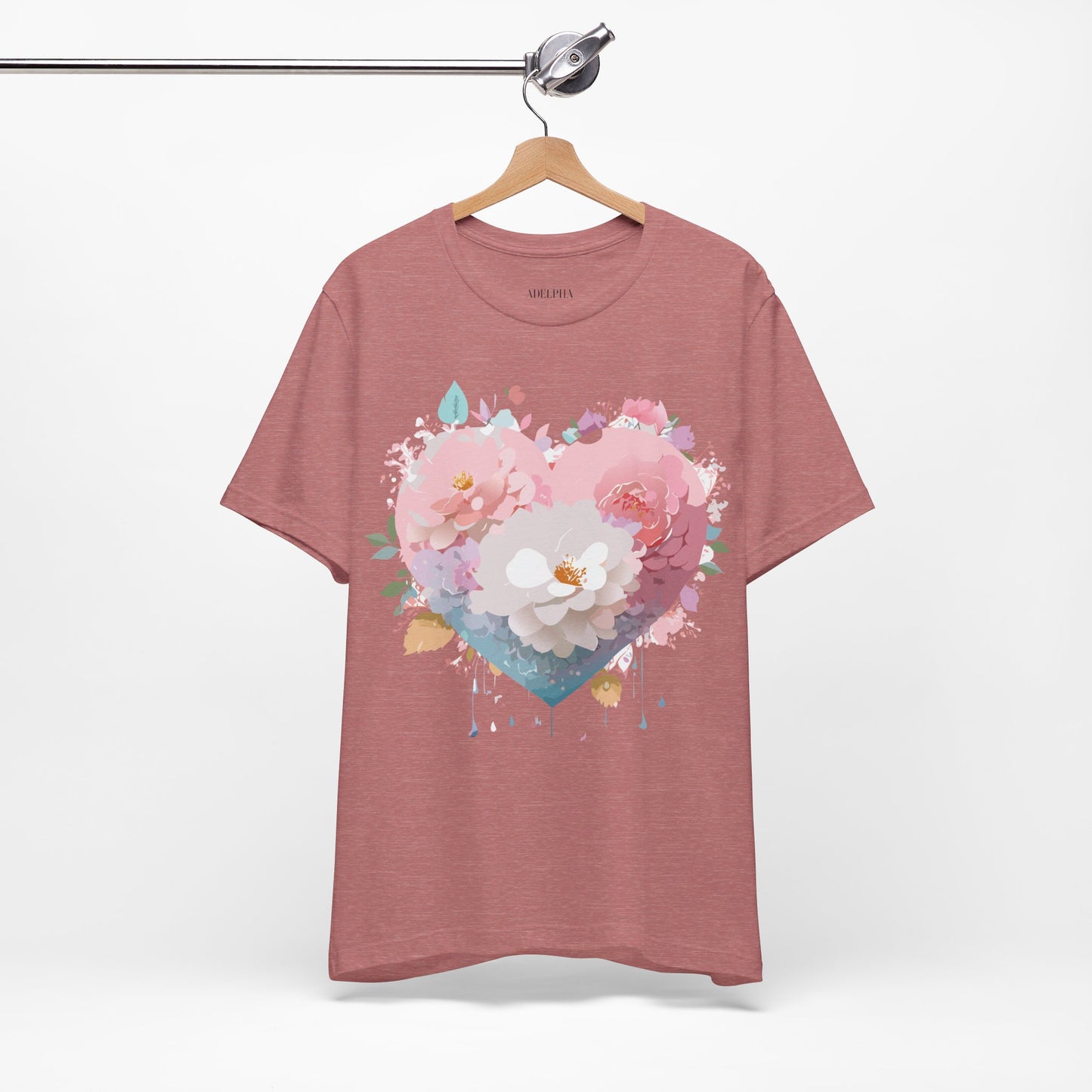 T-shirt en coton naturel - Collection Love story