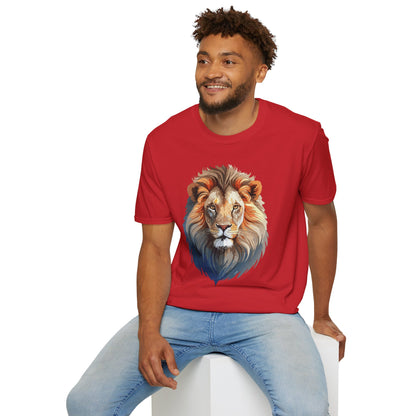 Gildan Lion Graphic Short Sleeve Softstyle Tee 100 Percent Cotton