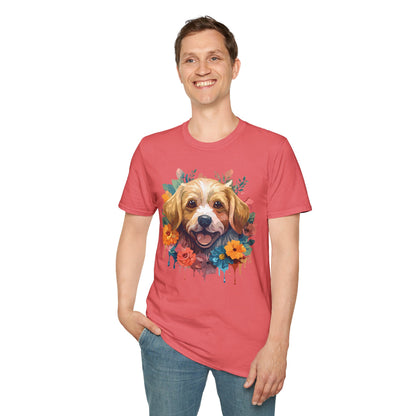 Dog Shirt Unisex Animal Tee Softstyle 64000 Gildan Cotton Tee