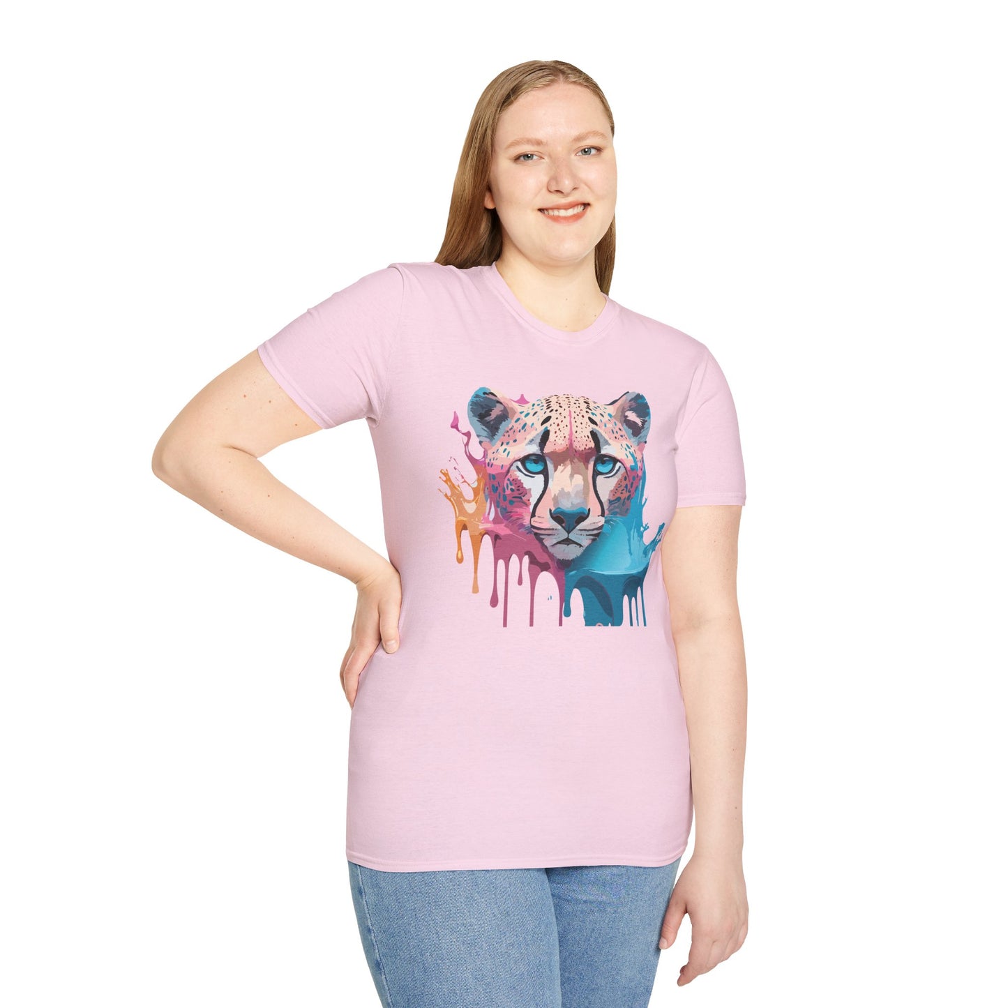 Cheetah Shirt, Shirt with Cheetah, Cheetah Tee, Shirt with Animals