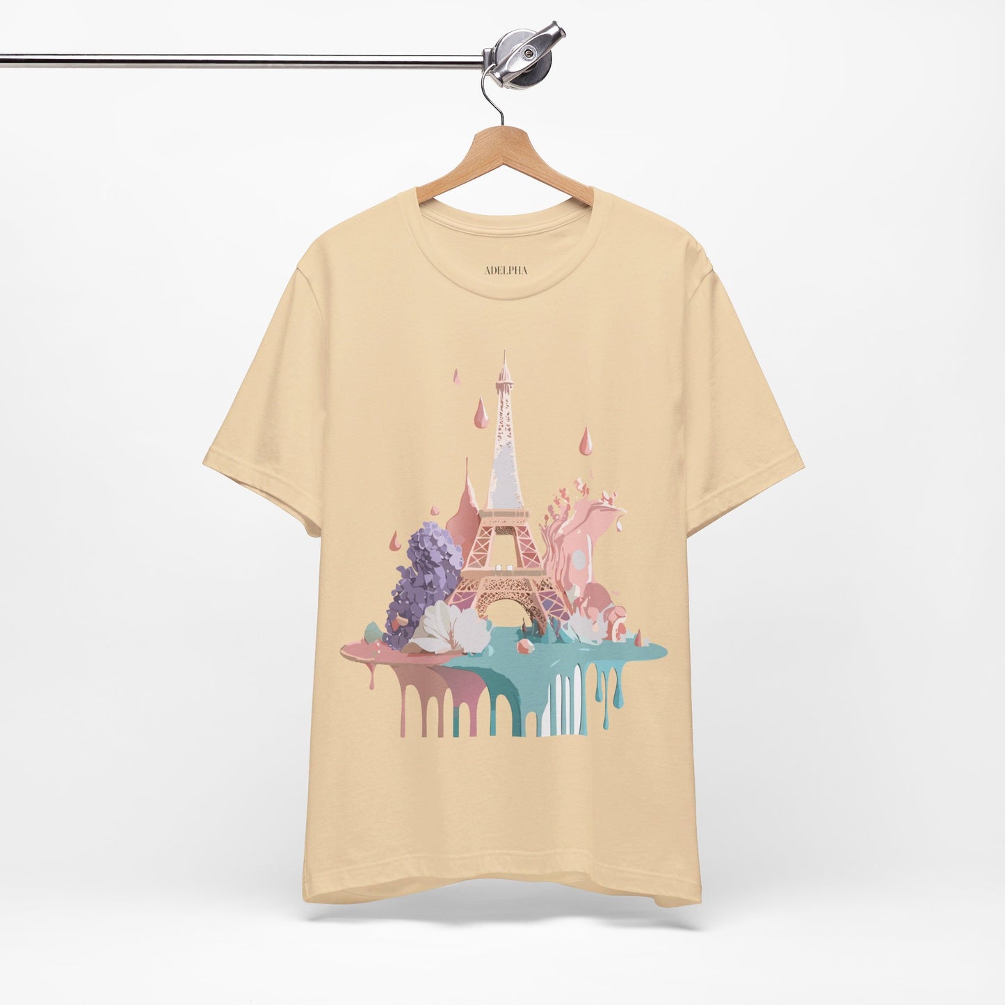 Natural Cotton Tee Shirt - Beautiful Places Collection - Paris