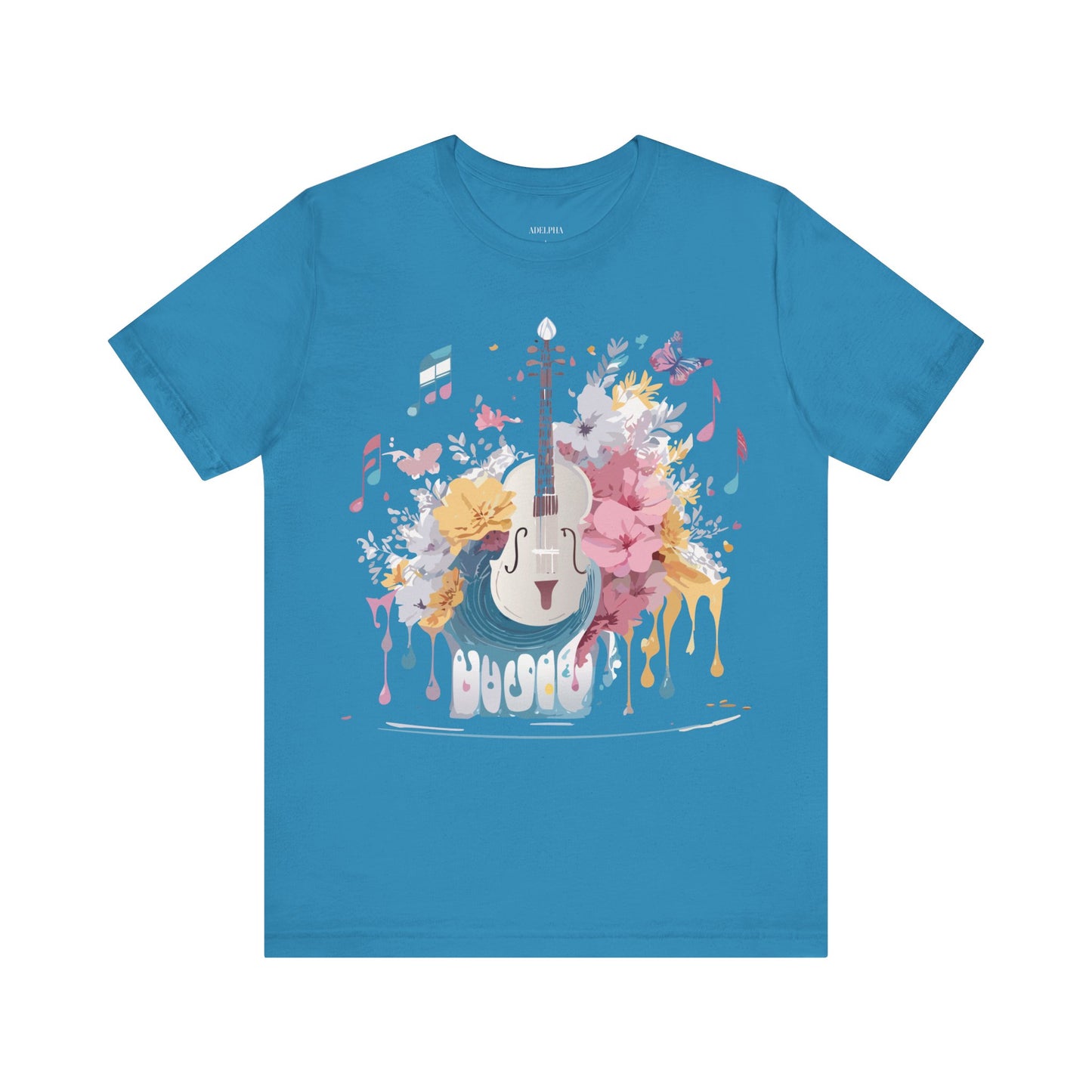 Natural Cotton Tee Shirt - Music Collection