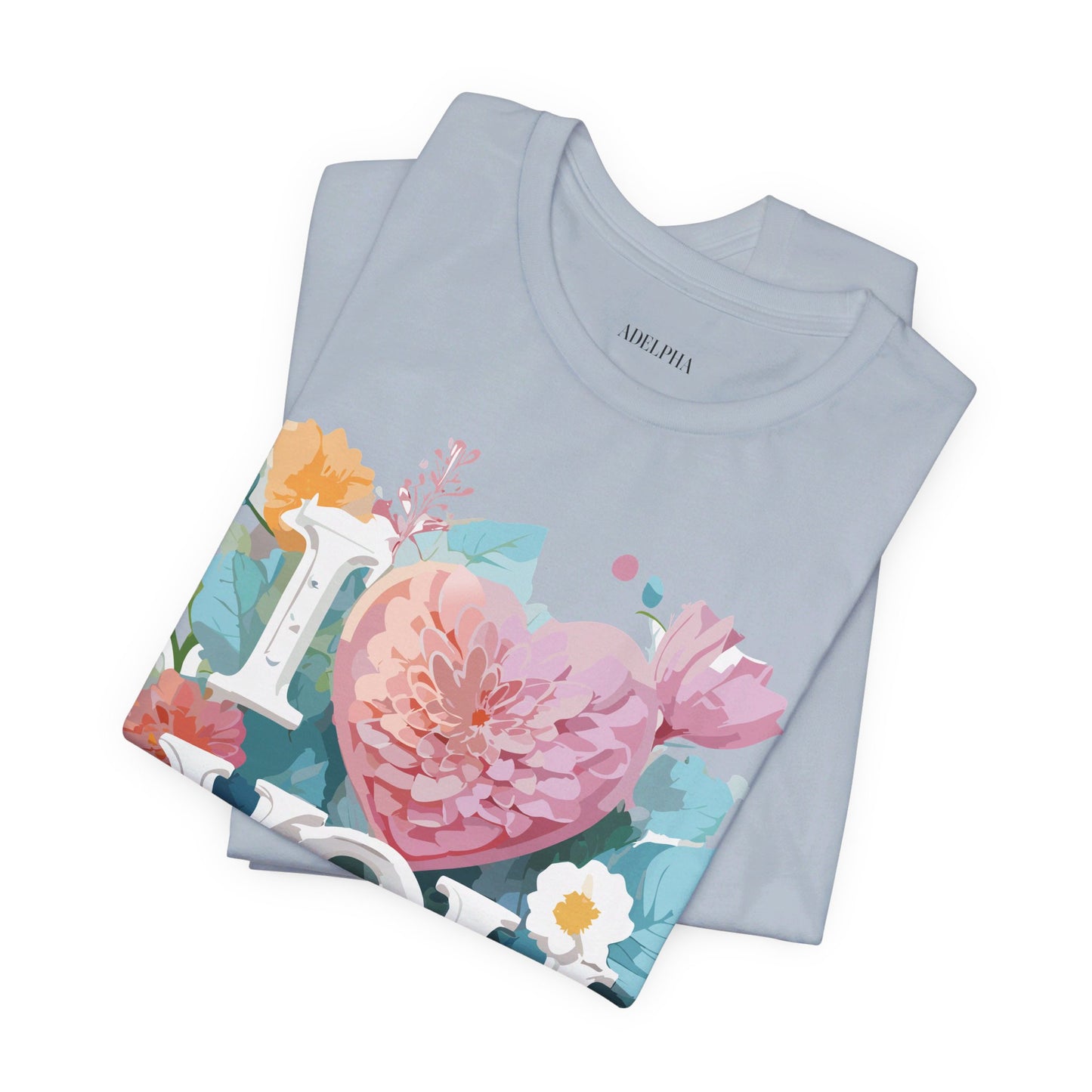 Natural Cotton Tee Shirt - Love story Collection