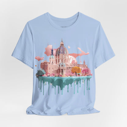 Natural Cotton Tee Shirt - Beautiful Places Collection - Vienna Printify
