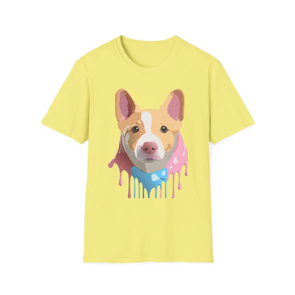 Dog Shirt Unisex Animal Print Tee Cotton T Shirt For Pet Lovers