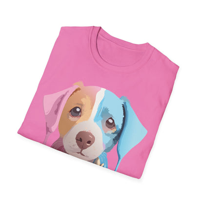 Unisex Dog Shirt Animal Tee Gildan Softstyle 64000 Cotton Tee