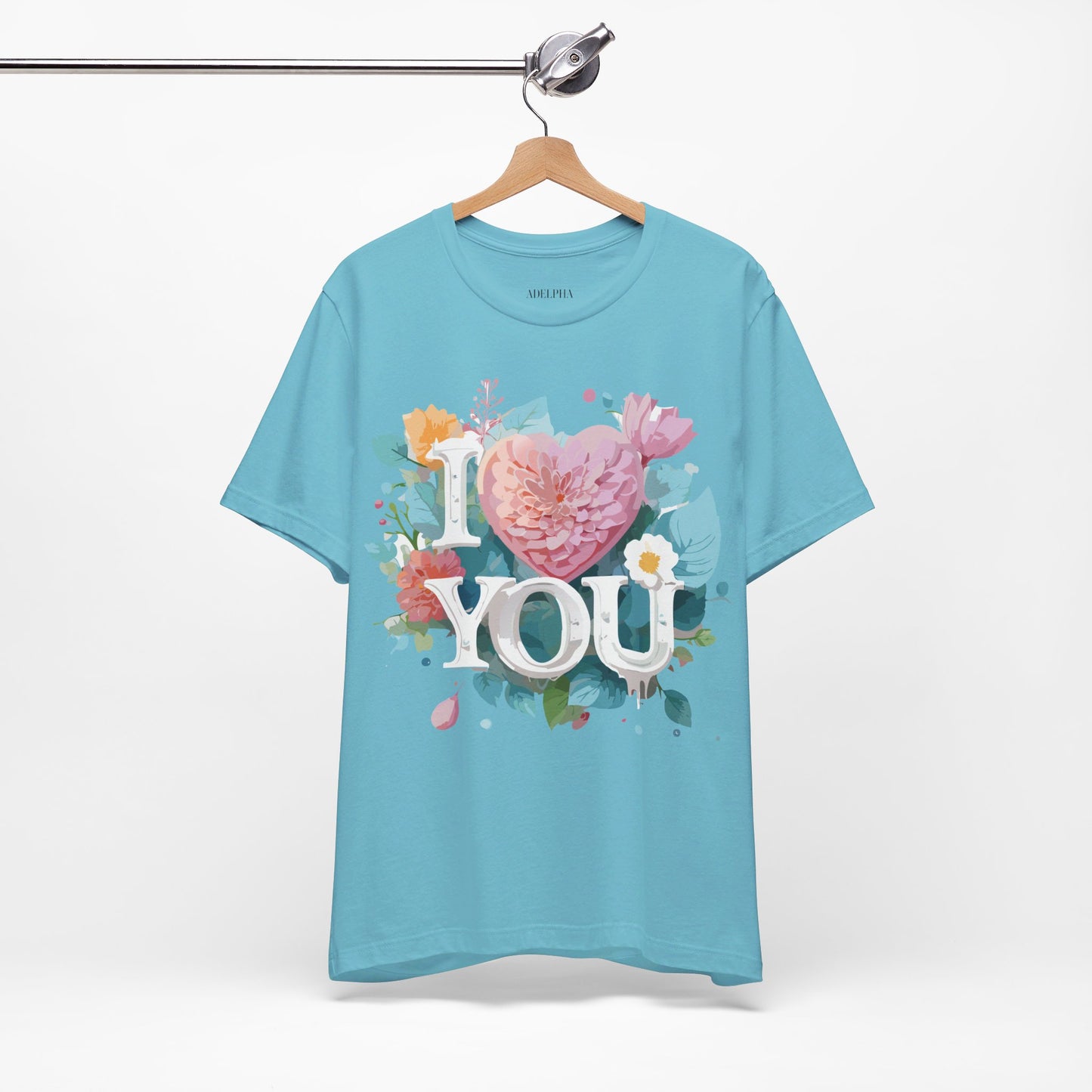 T-Shirt aus natürlicher Baumwolle – Love Story-Kollektion