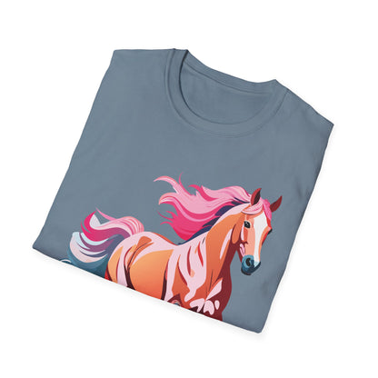 Horse Shirt Gildan Softstyle Tee Unisex 100 Percent Ring Spun Cotton