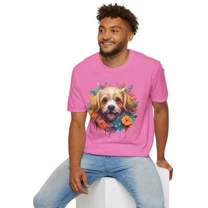 Dog Shirt Unisex Animal Tee Softstyle 64000 Gildan Cotton Tee