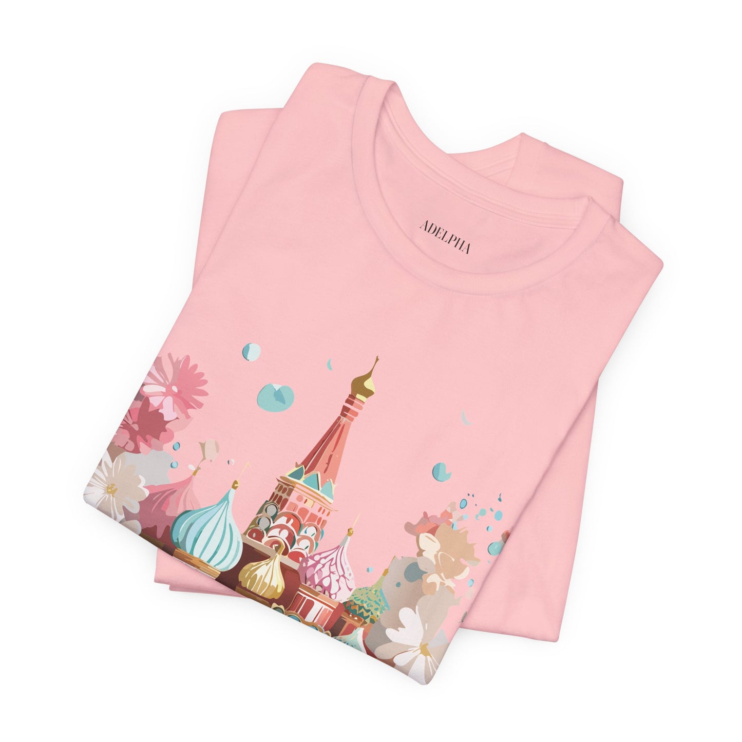 Natural Cotton Tee Shirt - Beautiful Places Collection - Moscow