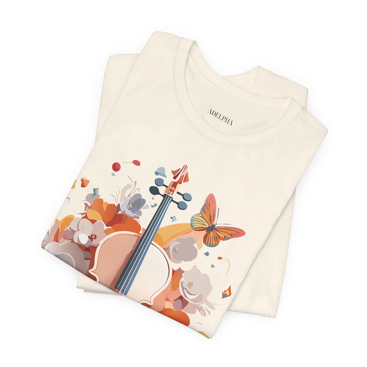 Natural Cotton Tee Shirt - Music collection