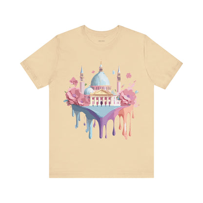 Natural Cotton Tee Shirt - Beautiful Places Collection - Venice Printify
