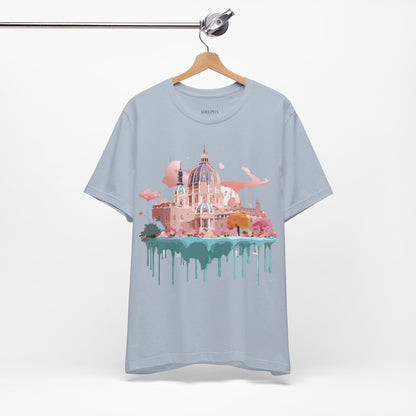 Natural Cotton Tee Shirt - Beautiful Places Collection - Vienna Printify