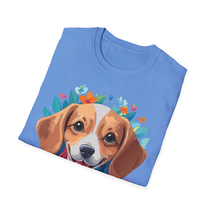 Unisex Dog Shirt Animal Tee Gildan Softstyle 64000 Cotton Tee