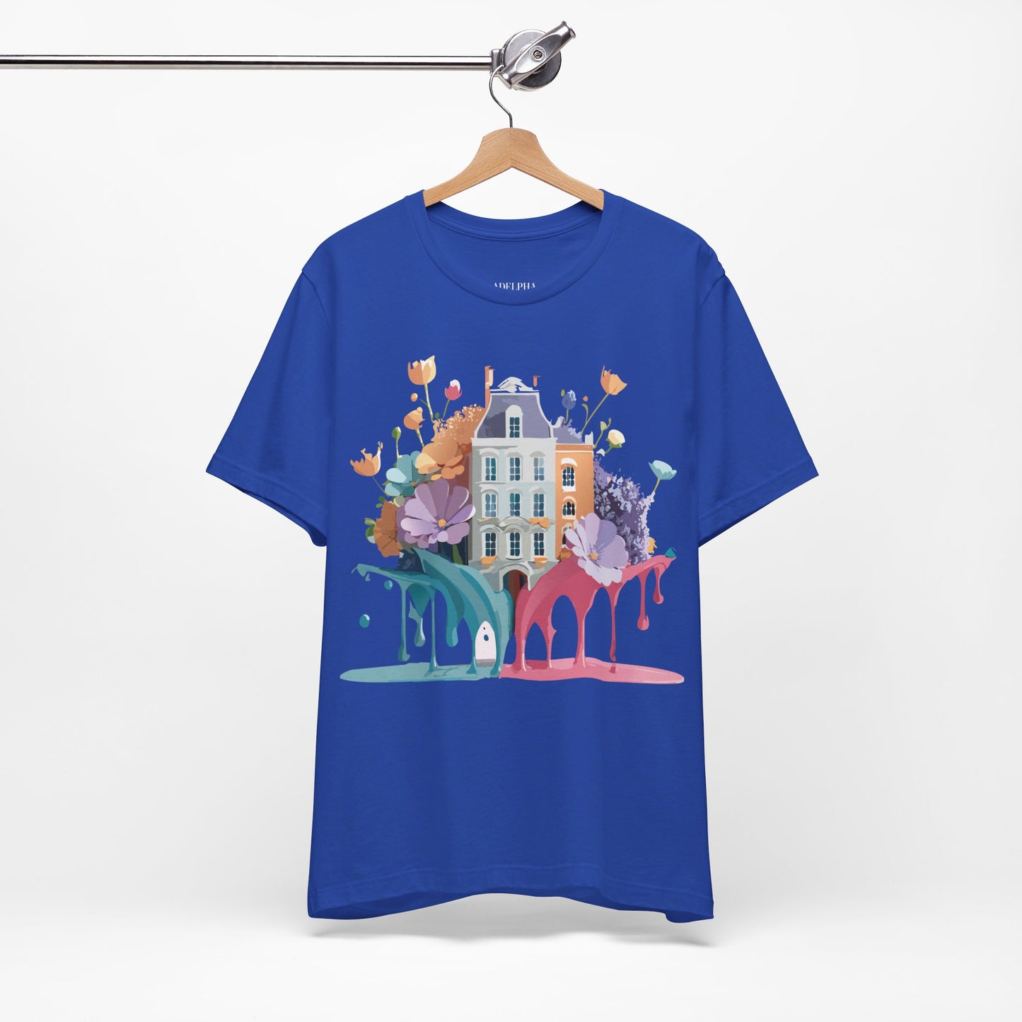 Natural Cotton Tee Shirt - Beautiful Places Collection - Amsterdam