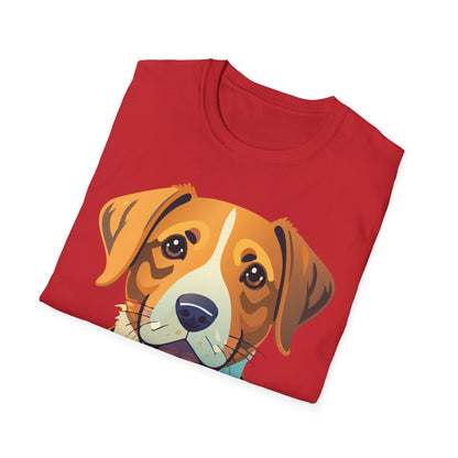 Dog Shirt Unisex Animal Tee Gildan Softstyle 64000 Cotton Tee