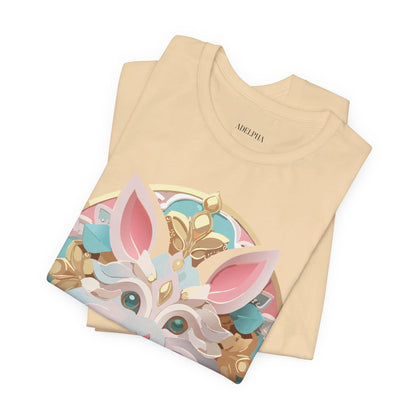 Natural Cotton Tee Shirt - Medallion Collection Printify