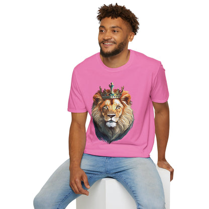 Lion Shirt Unisex Softstyle Tee Gildan 64000 100 Percent Ring Spun Cotton