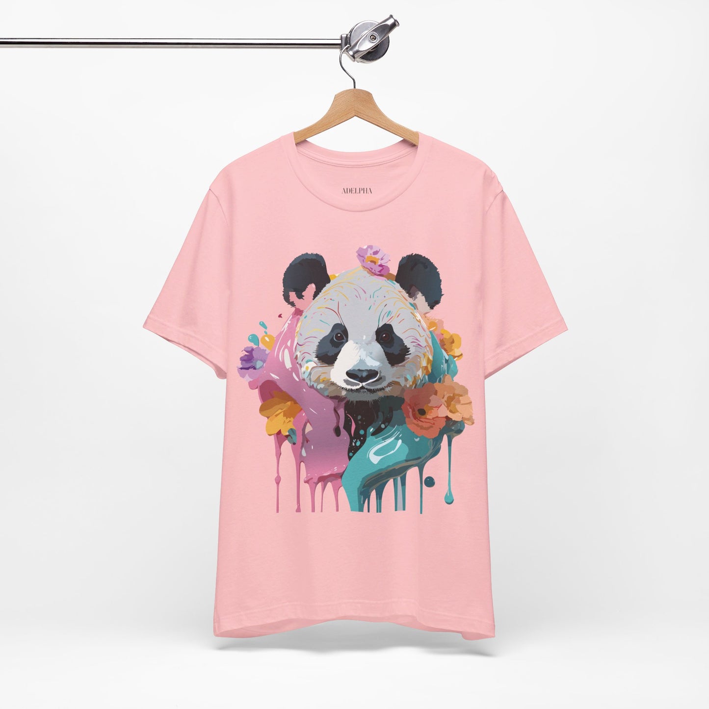 T-Shirt aus natürlicher Baumwolle mit Panda