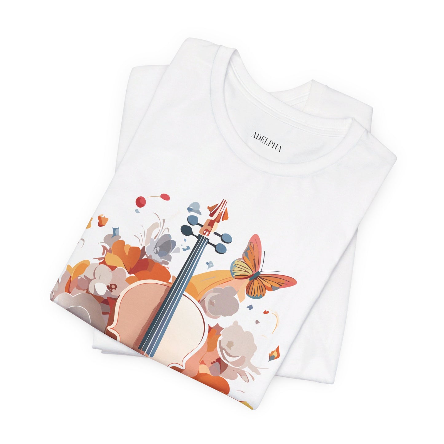 Natural Cotton Tee Shirt - Music collection