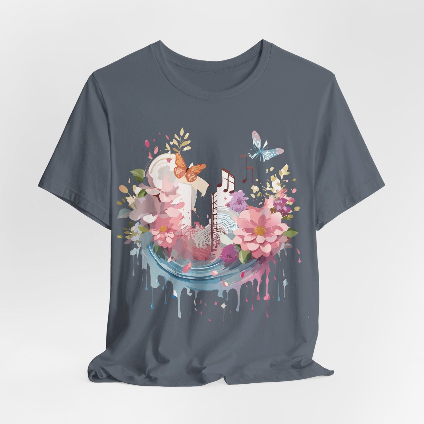 Natural Cotton Tee Shirt - Music Collection