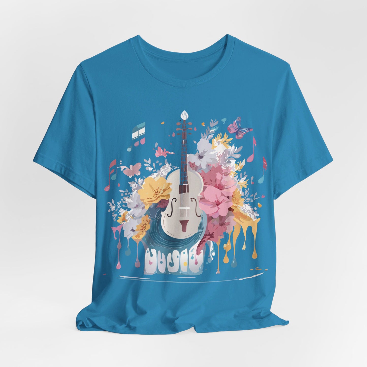 Natural Cotton Tee Shirt - Music Collection