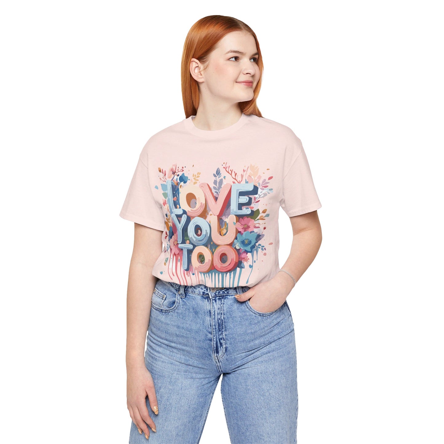 T-Shirt aus natürlicher Baumwolle – Love Story-Kollektion