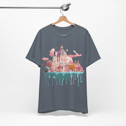 Natural Cotton Tee Shirt - Beautiful Places Collection - Vienna Printify