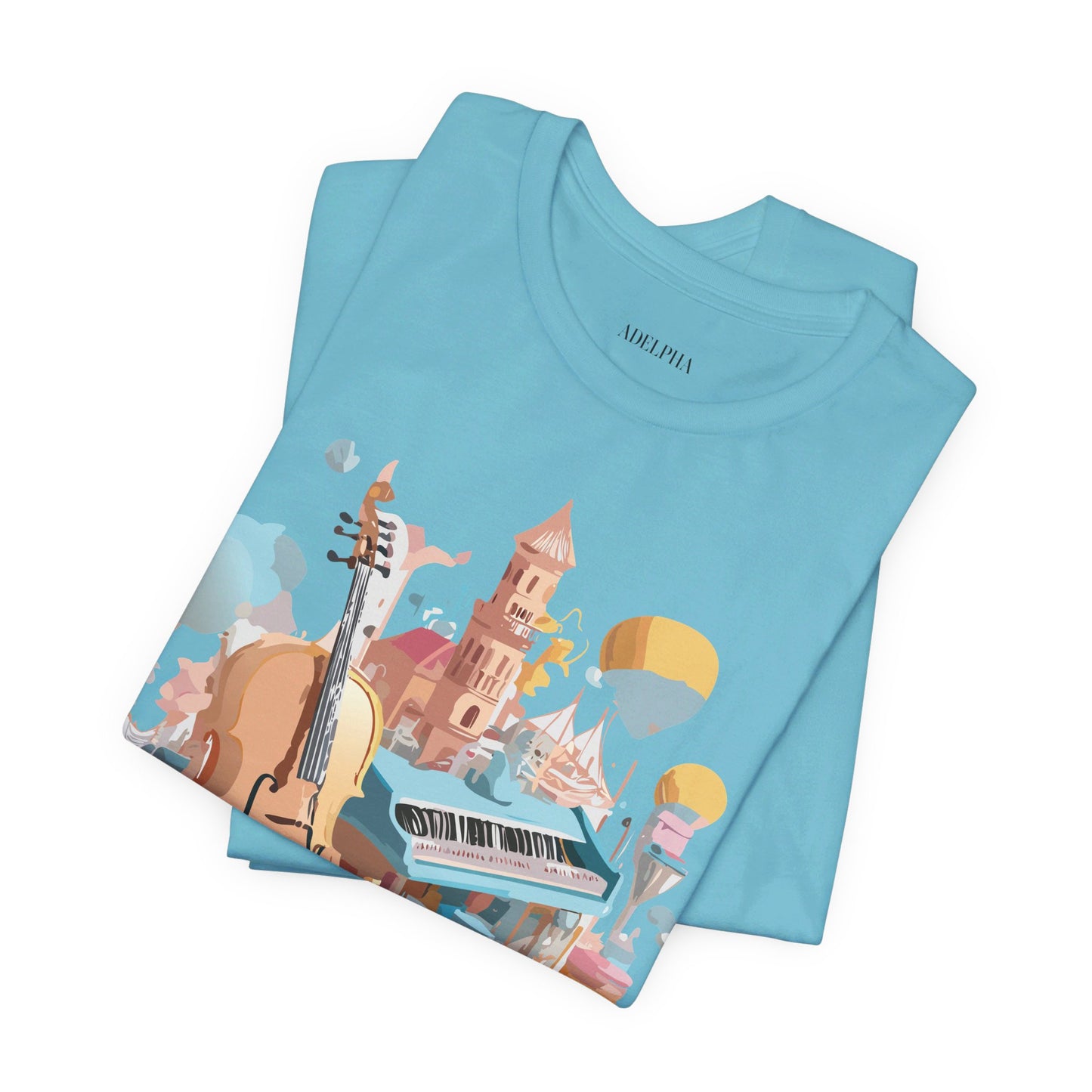 T-shirt en coton naturel - Collection Musique