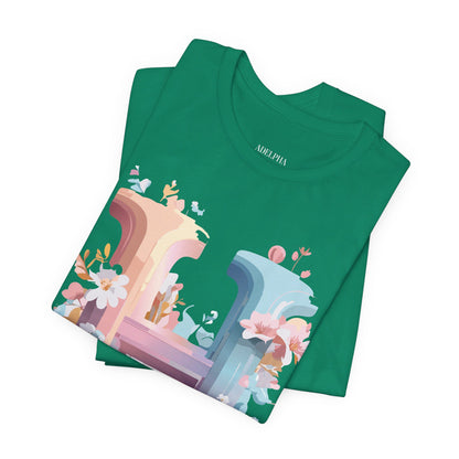 Natural Cotton Tee Shirt - Letters Collection - H Printify