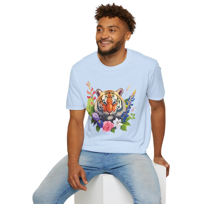 Tiger Shirt Unisex Gildan Softstyle Tee 100 Percent Ring Spun Cotton