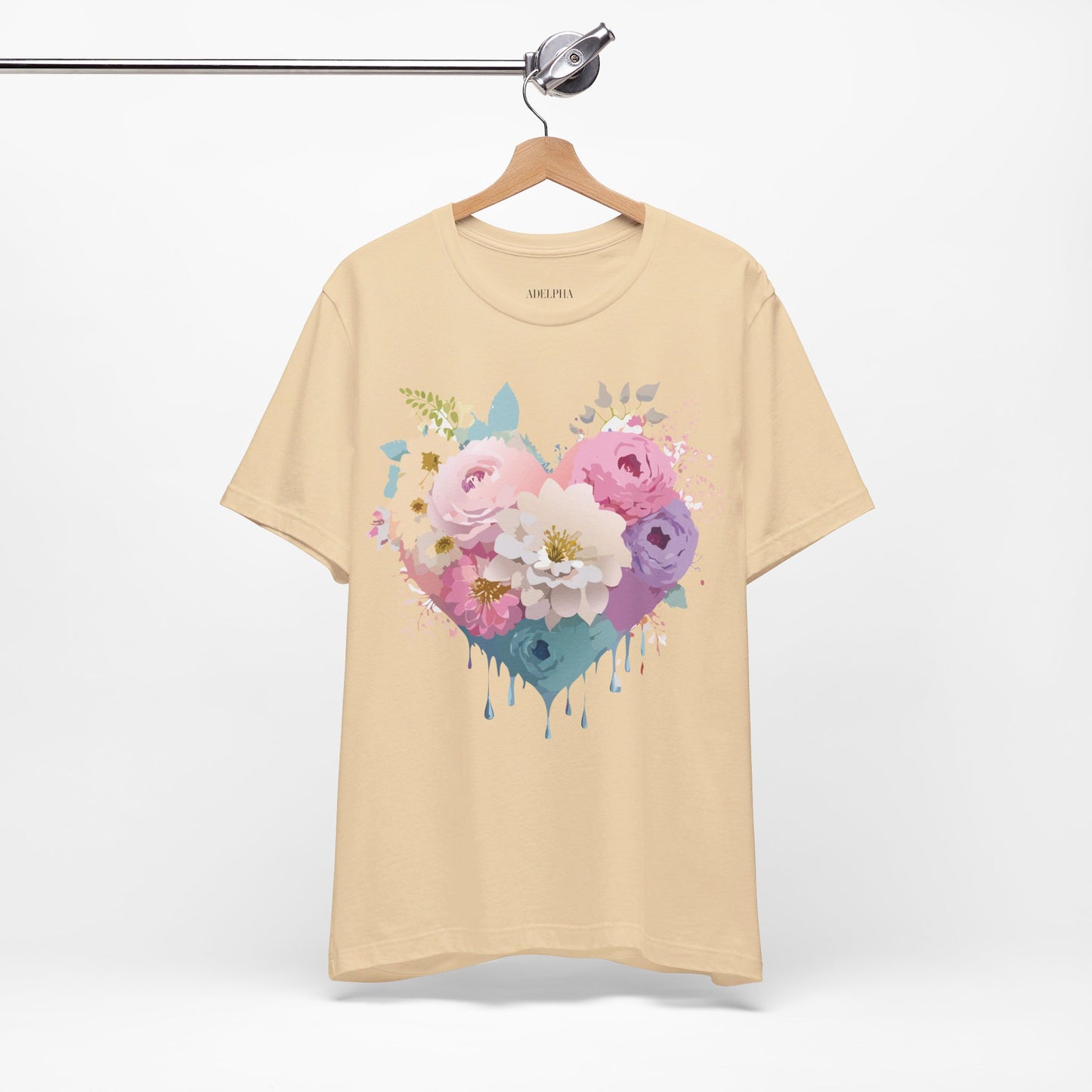 T-Shirt aus natürlicher Baumwolle – Love Story-Kollektion